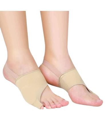 Tailor Bunion Corrector  Bunion Pads for Bunion Pinky Toe Relief  Tailors Bunion Splint for Toe Straightener  Little Toe Separator  Overlapping  Soft Silicone Gel Bunion Pad With Anti-Slip (L) Large (1 Pair)