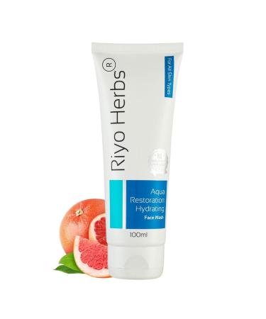 PRZX Aqua Restoration Face Wash | Hydrating Foaming Cleanser with Grapefruit & Moringa Extracts | Sulfate-Free 100ml