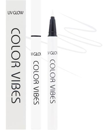 Neon Eyeliner Matte Colored Eyeliners Waterproof Smudge-Proof 8 Colors - Glow in The Dark Eyeliner for Halloween Eye Face Body Paint Makeup Shakven White 1 count (Pack of 1) - Buy Online on GoSupps.com