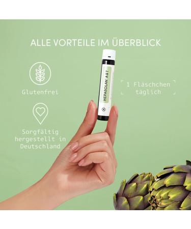 Hepabolan A&T - 30x25ml Drinking Bottles for Healthy Liver | Artichoke Choline Lysine Taurine & Arginine | German Quality & Laboratory Tested - Buy Online on GoSupps.com