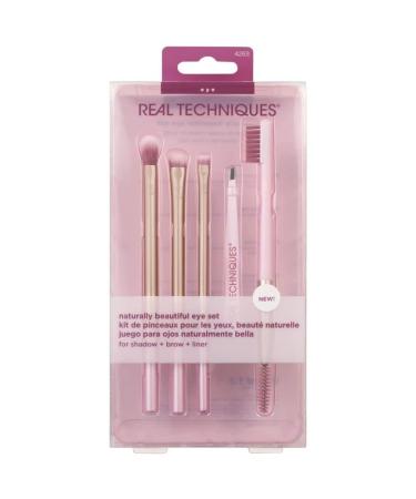 REAL TECHNIQUES Naturally Beautiful Eye Set: Eye Makeup Brush Set - Buy Online on GoSupps.com