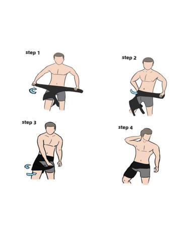 FRCOLOR Thigh Sleeve Brace - Adjustable Protective Equipment for Hip Support & Stabilizer - SBR Material One Size Fits All - Buy Online on GoSupps.com