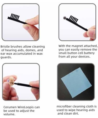 Trantone Wax Guards 24pcs-1mm Oticon Prowax Minifit Replacement Filters Kit with Aid Brush and Microfiber Cloth - 1.76 Ounce - Buy Online on GoSupps.com