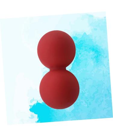 Fomiyes Peanut Massage Ball - Double Mobility & Yoga Roller for Muscle Relief | Fascia & Fitness Red - Buy Online on GoSupps.com