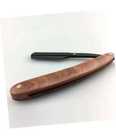 Minkissy Manual Metal Razor Shaver - Safe Wooden Hand Razor for Men | Premium Quality Shaving Tool for Smooth Skin - Buy Online on GoSupps.com