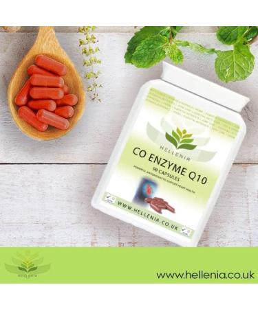 Hellenia CoEnzyme Q10-100mg | 90 High Absorption Capsules | Powerful Antioxidant for Heart Health - Buy Online on GoSupps.com