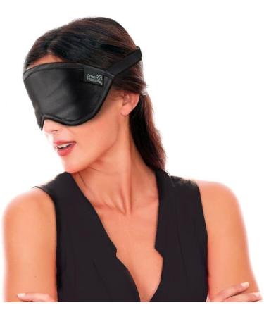 Dream Essentials Silk Sleep Mask - Luxurious Black Eye Mask - Buy Online on GoSupps.com