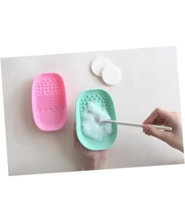 minkissy 1pc Make up Make up Kit Silicone Makeup Applicator Makeup Brush Scrubber Makeup Brush Cleaning Plate Makeup Cleaner Brush Cleaning Mat Pink Tools Cleansing Brush Sink - Buy Online on GoSupps.com