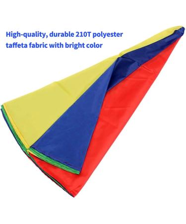 12ft Kids Rainbow Parachute for Outdoor Team Games and Family Entertainment - Buy Online on GoSupps.com