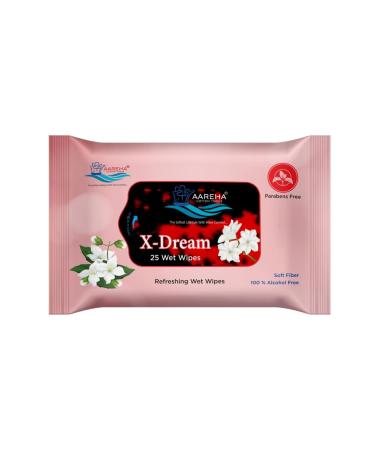 AAREHA COTTON TISSUE-Face Wipe Cotton Facial Tissue With Vitamin E OiL | Reusable & Biodegradable Soft Fabric Chemical Free | Wipes For Men & Women Oily Skin REFRESHING WET WIPES (X-DREAM)