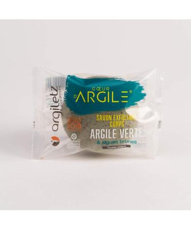 Argiletz soap 100 g peeling green tint and brown algae sold by Arcilia