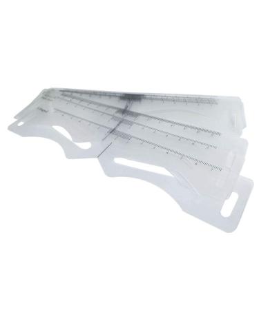 YIZHUO 10 Shapes Eyebrow Stencils - Microblading Supplies for Perfect Eyebrow Shaping - Reusable Mold Template Drawing Guide - Buy Online on GoSupps.com