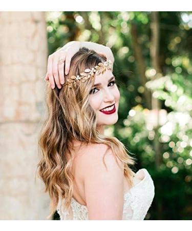 Gracewedding Women Fashion Grecian Hairpiece Leaf Bridal Headband Wedding Headpiece Wedding and Bridal Hair Accessories - Buy Online on GoSupps.com