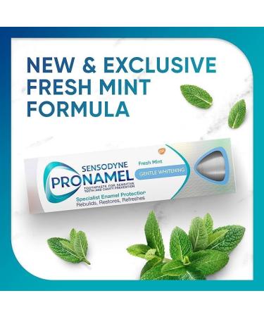 Buy Sensodyne Travel Size Pronamel Gentle Teeth Whitening Toothpaste for Sensitive Teeth - Enamel Strengthening Fresh Mint (Pack of 2) - International Shipping Available - Buy Online on GoSupps.com