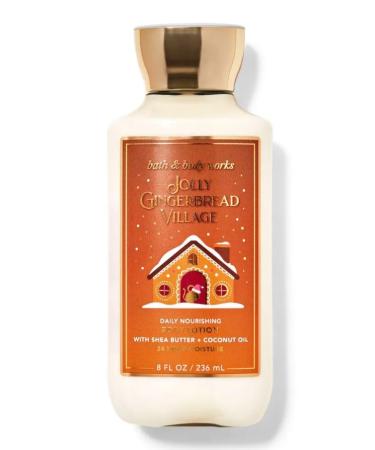 Bath Body Jolly Gingerbread Village Daily Nourishing Body Lotion 8 fl Oz