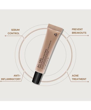 Korean Skin Care Serum for Oily & Acne-Prone Skin | Reboncel AC Gel with Hyaluronic Acid & Retinyl Palmitate - 15 mL - Buy Online on GoSupps.com