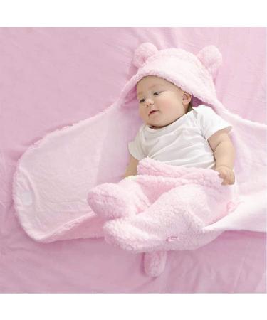 MUSUNFE Baby Girl Gifts Toy - Cute Unisex Newborn Clothes & Sleeping Bag Set | Thick Cotton Blankets & Plush Wrap | 0-6 Months (Pink) - Buy Online on GoSupps.com