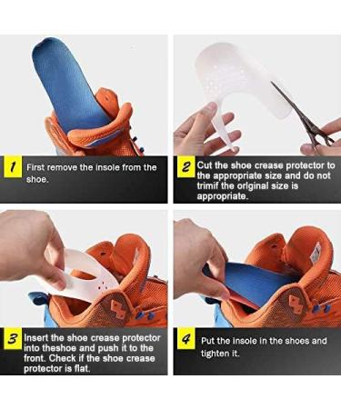 Jdomall Anti-Fold Shoe Protection - Prevent Sneaker Kinks for Men & Women | UE 35-40 | White/Opulent Garden - Buy Online on GoSupps.com