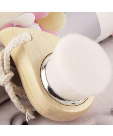 Soft Bristle Face Cleansing Facial Cleanser Brush with Wood Handle Cleansing Soft Bristle Face Care Clean Tool for Women Men - Buy Online on GoSupps.com