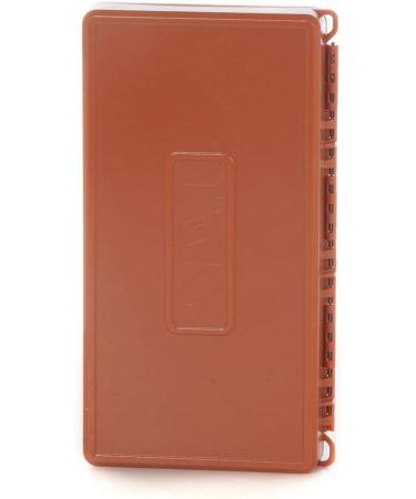Fishpond Tacky Double Haul Silicone Slit Fly Box - Burnt Orange | Lightweight & Durable Fly Fishing Storage - Buy Online on GoSupps.com