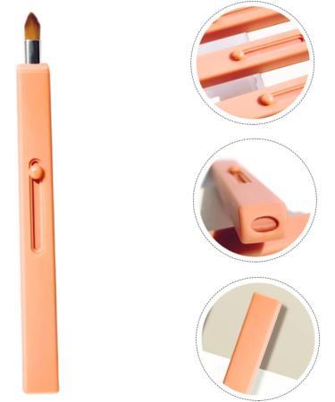 Angoily 1pc Retractable Lip Brush Lip Scrubber Specialty Tools Lipstick Gloss Applicator Portable Lip Brush Eyeshadow Applicators Telescopic Accessories Plastic Travel - Buy Online on GoSupps.com