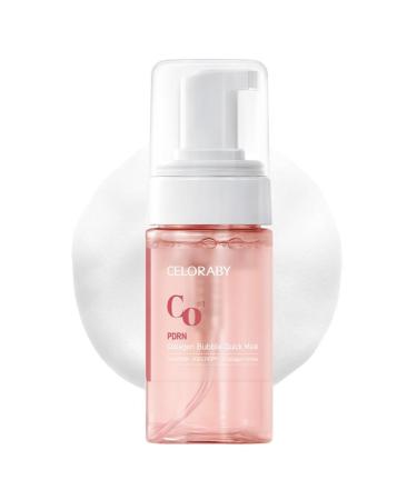 CELORABY Collagen PDRN Bubble Serum with Concentrated Marine Collagen Glass Skin Korean Ampoule Elasticity Booster Peptides Quick Mask Deep Hydration