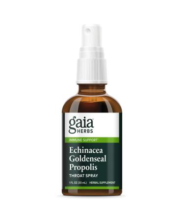 Gaia Herbs Ech/Gold/PRP Throat Spray 1 Fl Oz, Liquid Extract - Buy Online on GoSupps.com