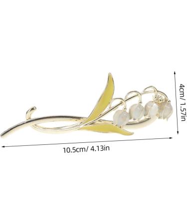 Beaupretty Bellflower Headdress Twist Chuck Hair Clip flower hair clips orchids hair claws bells hair clips for women ponytail hair holder Miss alloy hair - Buy Online on GoSupps.com