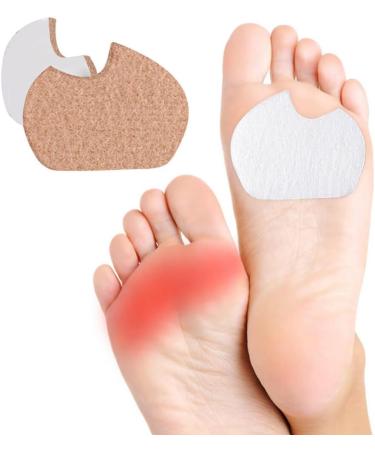 Protective Breathable Felt Forefoot Pads - 6 Pairs Adhesive Metatarsal Inserts for High Heels & Callus Relief - Buy Online on GoSupps.com