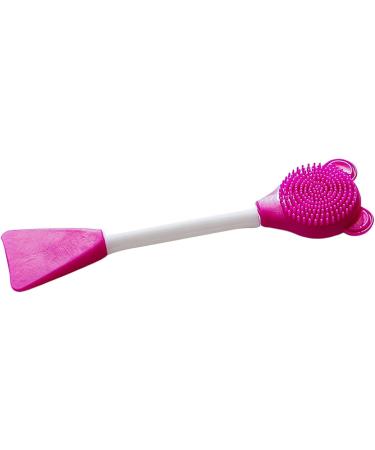 Cat Chin Cleaning Brush | Manual Scrubber Brush for Cats | Lightweight Design Soft Chin Brush for Face Jaw Chin Gums and Tongue Cleaning Red - Buy Online on GoSupps.com
