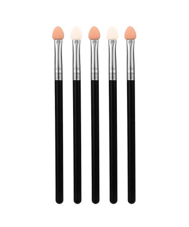 Luliyldj 5 pieces of sponge blid shadow brush sponge blid shadow brush eye make-up brush eyeshadow applicator double-sided brush eyeshadow applicator for beginners