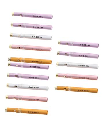 MAGICLULU 15 Pcs Retractable Lip Brush Lip Gloss Applicator Portable Lip Brush Lip Scrubber Makeup Brush Lip Tint Lipstick Brush Lip Scrub Brush Major Wand Set