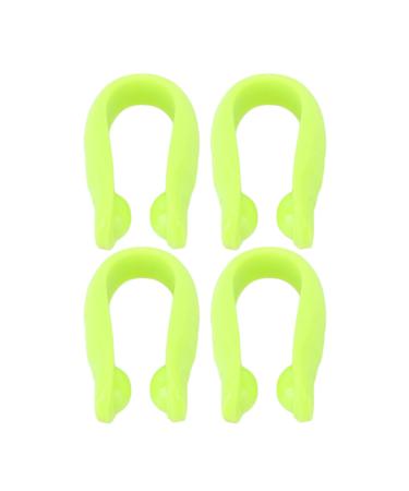 4 pieces of hand pressure point for stress reduction immunzen strengthening and migraine prevent acupressure clip with adjustable pressure nylon magnetic material (green)