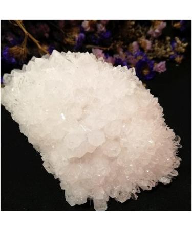 Natural Crystal Rough Crystal 100-1000g Natural White Crystal Clear Cluster Original Stone Quartz Rock Raw Gemstones Decor (Size : 100g) - Buy Online on GoSupps.com