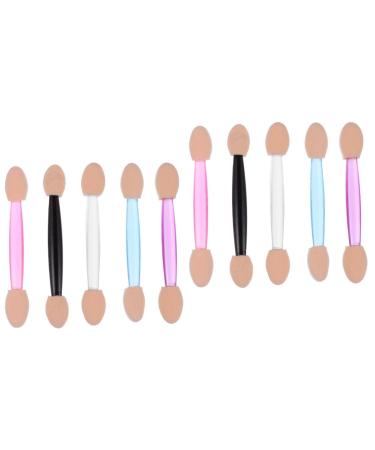 Ipetboom 500 Pcs 5 Boxes Double Ended Eyeshadow Brush Makeup Brush Eye Shadow Applicator Eye Shadow Sponge