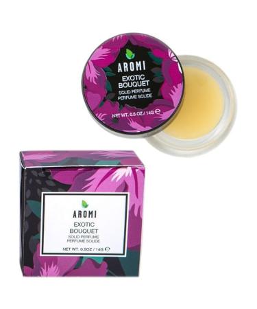 Aromi Solid Perfume | Floral Fragrance Red Currant Tuberose Woodsy Scent Vegan Cruelty-free Stocking Stuffer Travel Small Women s Gift Concentrated Alcohol-Free (Exotic Bouquet)