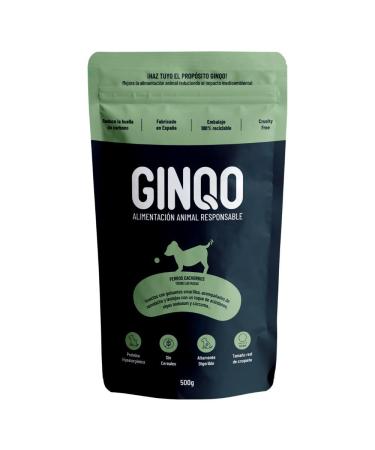 Ginqo Natural Food for Puppies - 3 kg - Insect Protein, Hypoallergenic, Grain Free, Gluten Free, Digestive - Contains 32% Protein - Responsible Nutrition