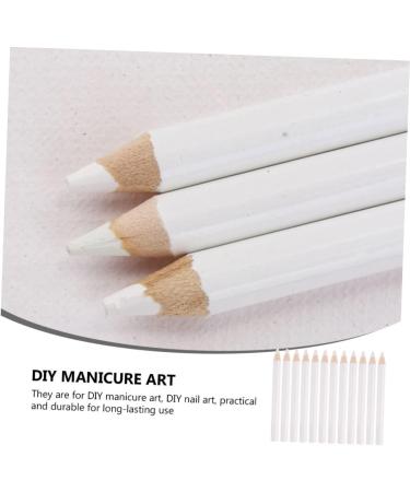DOITOOL 60 Pcs Nail Point Drill Pencil Manicure Accessory Creative Manicure Pen Beads Crystal Diamond Pen Nail Art Picking Pen Nail Gem Jewelry Pen Gems Accessories Wood Rhinestones White - Buy Online on GoSupps.com