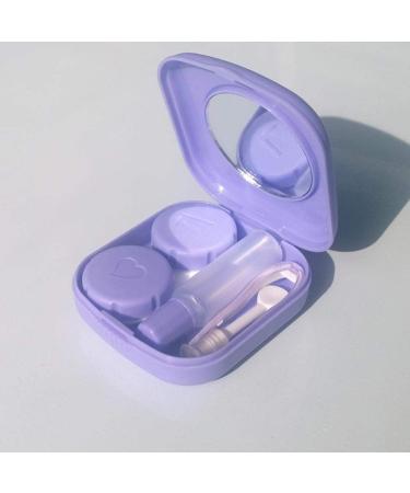 Lentil & Contact Lens Storage Container | Square Mini Box with Mirror | Perfect for Colored Contact Lenses | Stylish R Roze Design - Buy Online on GoSupps.com