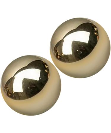 Frcolor Brass Gymnastics Balls - Portable Handballs for Massage & Fitness | Set of 4 Handwritten Solid Metal Exercise Balls - Buy Online on GoSupps.com