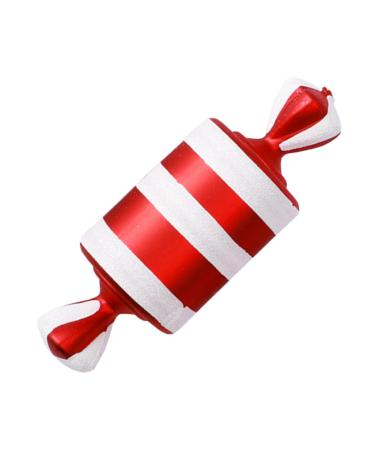 Zerodeko 1pc Christmas Candy Decoration christmas tree Cosmetics candy decorate Xmas Adornment outdoor christmas decorations decor Ornament pendant pvc set red Christmas household Red 15X6X6CM
