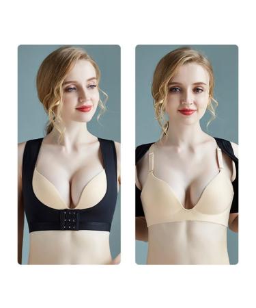 Posture Corrector for Women - Invisible Adjustable Shoulder & Back Brace - Comfortable & Breathable Support Fits Discreetly Under Clothing (Col X-Large Black - Buy Online on GoSupps.com