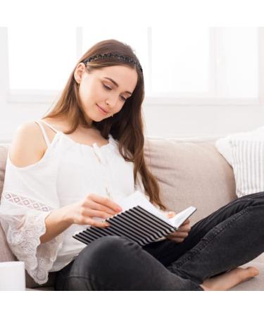 Ayesha 8 Pcs Zig Zag Metal Headbands - Black Headbands for Men and Women - Ideal for Face Washing, Sport, Workout, Yoga - Buy Online on GoSupps.com