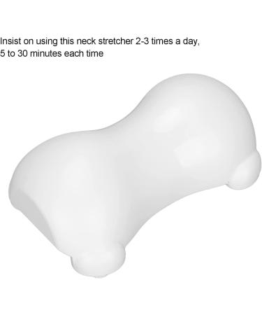 Ininosnp Samnuerly Ergonomic Neck Tractor | Adjustable Spine Massager for Neck Pain Relief | Flexible Support (Bianco) - Buy Online on GoSupps.com