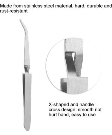 Nail Tweezers X-shaped Handle Nail Art Tweezers for Remover - Buy Online on GoSupps.com