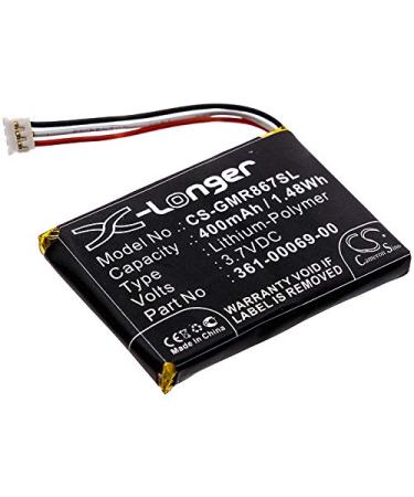 Battery Replacement for Garmin 010-11867-10 010-11925-00 Barklimiter bark Control Collar Barklimiter Deluxe Delta Training Collar GAB102 GAD109 Varia RDU fit for 361-00069-00