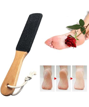 Dajidafu Foot Scrubber Wood Handle Feet Skin File Personal Care Supplies Rasp Accessory Pedicure Tool Scraper for Home Salon Use - Buy Online on GoSupps.com