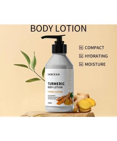 Turmeric Body Lotion with Vitamin C - Nourishing 3 Fl Oz Moisturizer for Glowing Skin | International Shipping Available - Buy Online on GoSupps.com