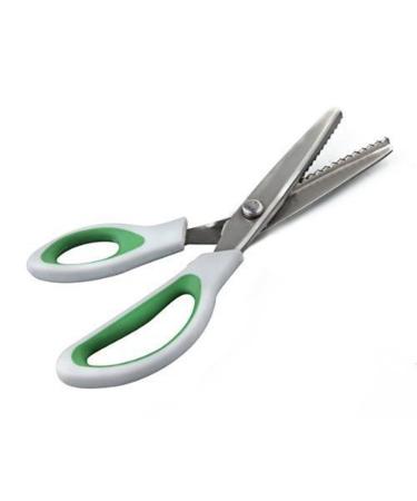 LORJE Pinking Shears Fabric Crafts Zig Zag Sewing Scissors Professional Handheld Dressmaking