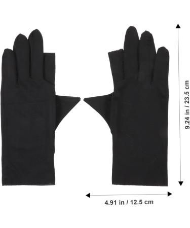 Healeved 4 Pairs Women's Sun Protection Gloves Nail Gloves for Women Nail Art Supplies Manicure Gloves Anti Uv Nail Art Uv Gloves Gel Manicure Uv Gloves Nylon Breathable Accessories - Buy Online on GoSupps.com